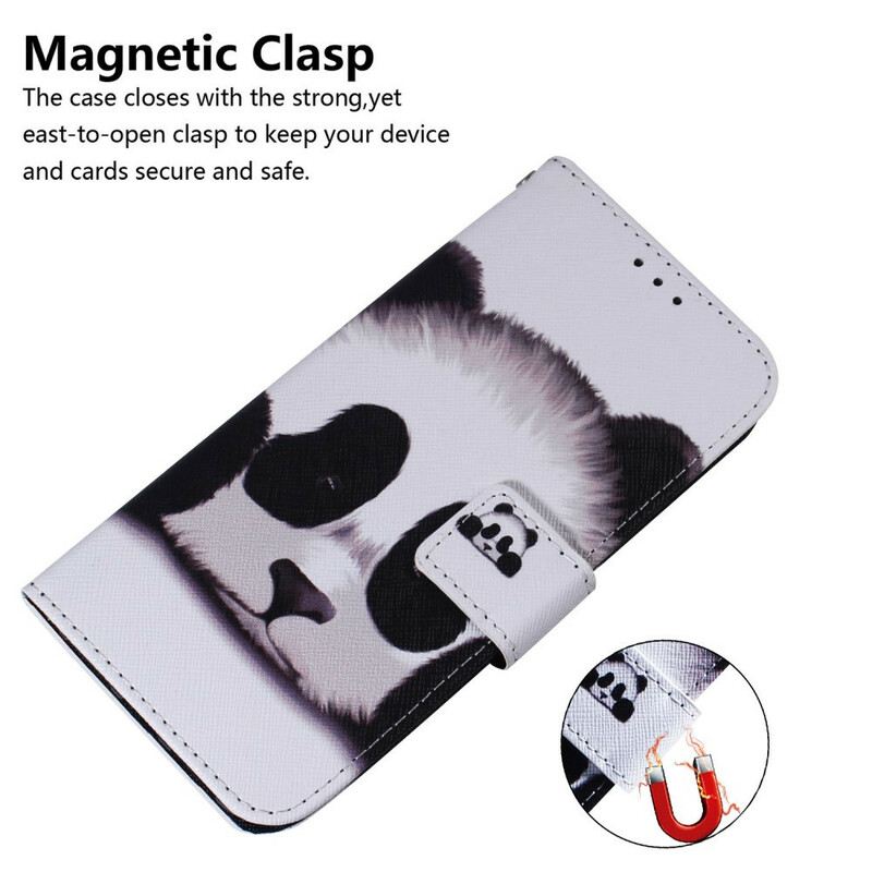 Fliptok / Bőrtok Samsung Galaxy A41 Panda Arc