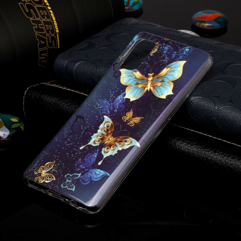 Tok Samsung Galaxy A41 Fluoreszkáló Pillangók Sorozat