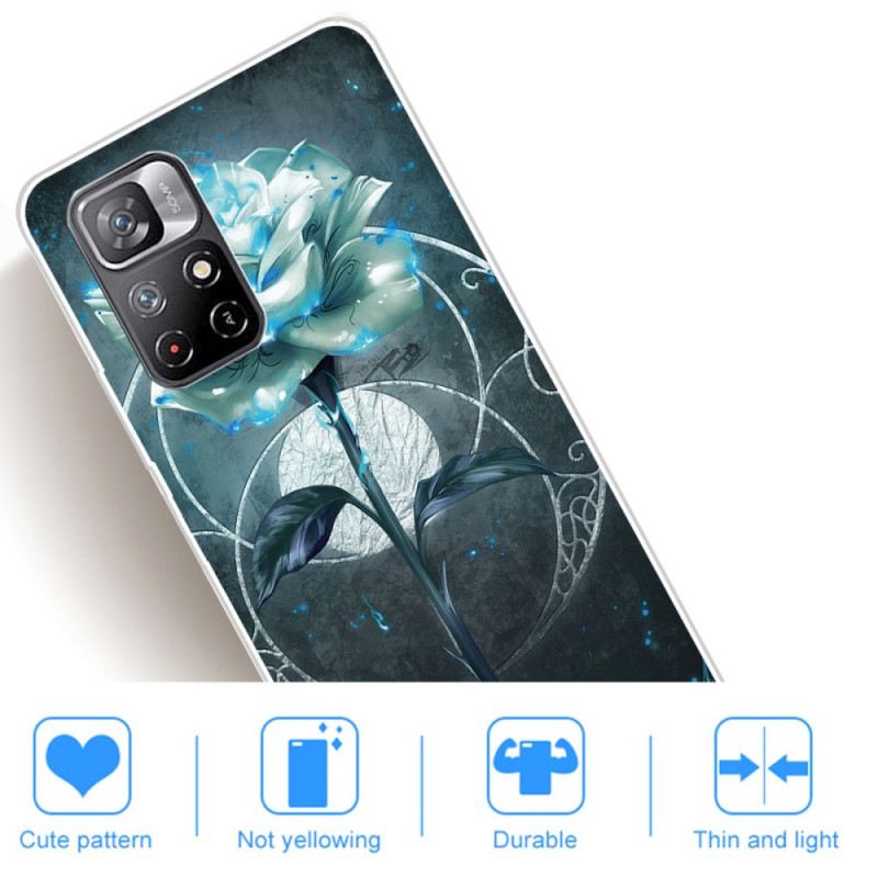 Tok Poco M4 Pro 5G Rugalmas Rózsaszín Zöld