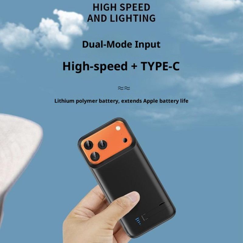 5000 Mah-s Külső Akkumulátortok iPhone 17 Próhoz Beépített Állvánnyal