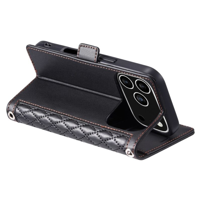 Bőrtok iPhone 17 Pro Steppelt