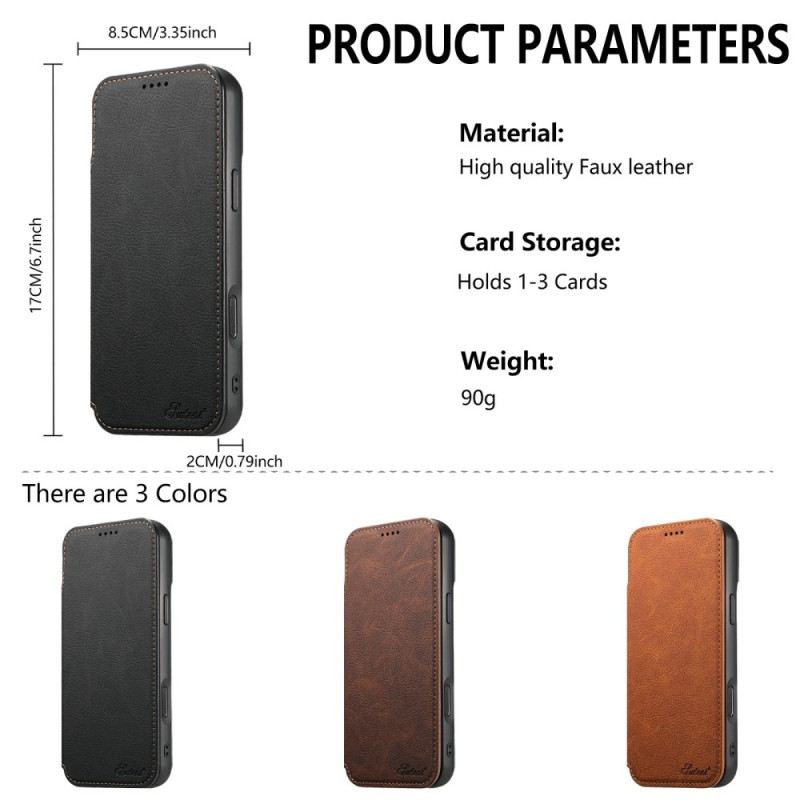 Fliptok iPhone 17 Pro Magsafe-kompatibilis Vintage Dizájn