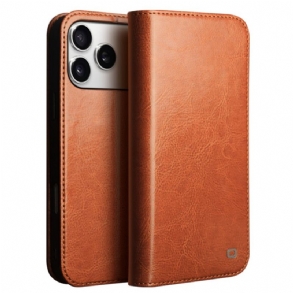 Fliptok iPhone 17 Pro Vintage Qialino