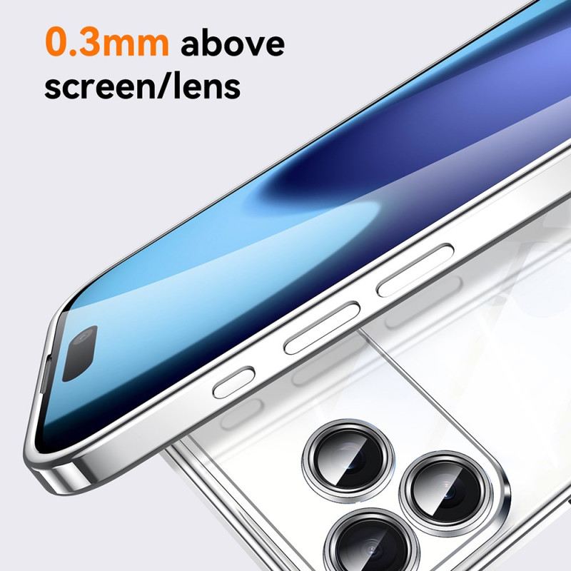 Mobiltelefon Tokok iPhone 17 Pro Átlátszó Csuklópánttal