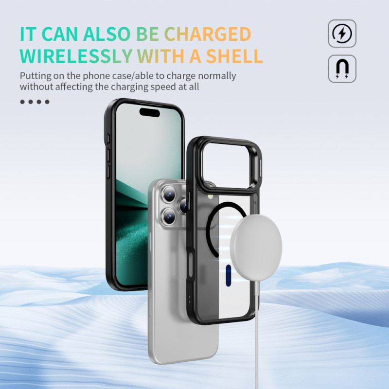 Mobiltelefon Tokok iPhone 17 Pro Mágneses Lencsetartóval