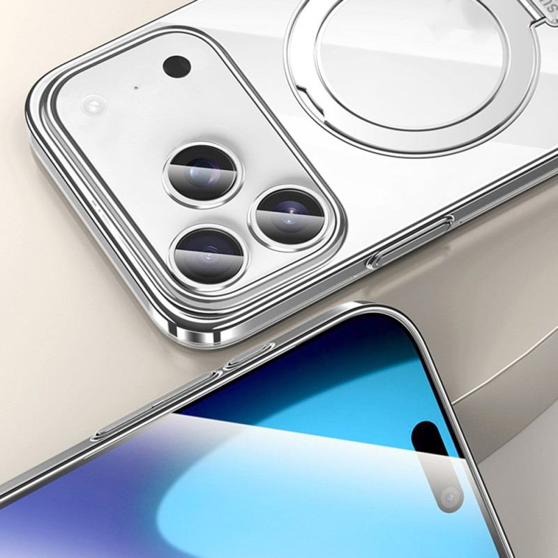 Mobiltelefon Tokok iPhone 17 Pro Magsafe Kompatibilis Összecsukható Állvány