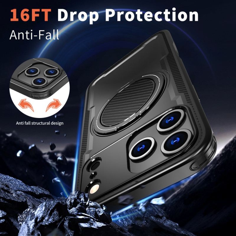 Telefontok iPhone 17 Pro Magsafe Rugged Kompatibilis Gyűrűs Tartóval