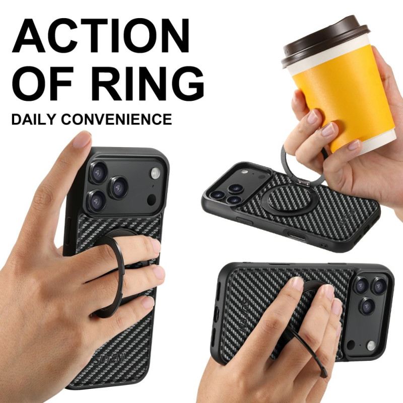 Tok iPhone 17 Pro Magsafe Forgatható Tartó És Szénszálas