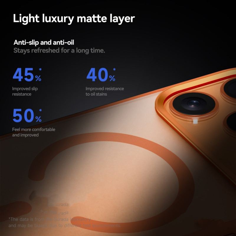 Tok iPhone 17 Pro Magsafe Kompatibilis Félig Átlátszó