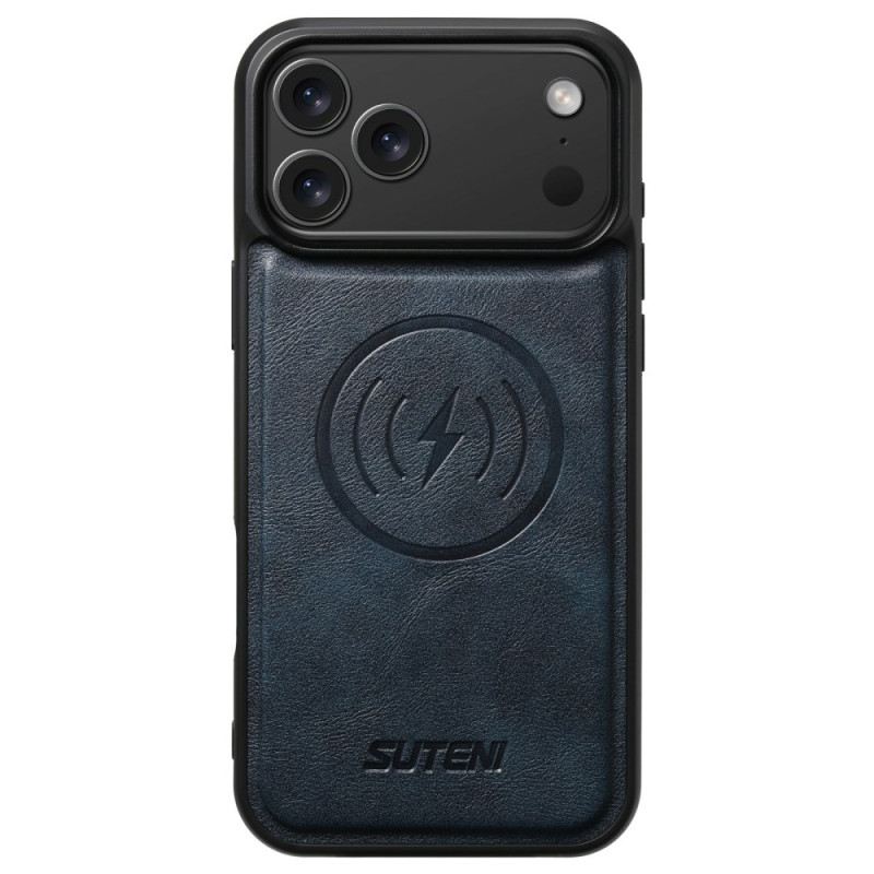 Tok iPhone 17 Pro Magsafe Kompatibilis Vintage Bőrhatású