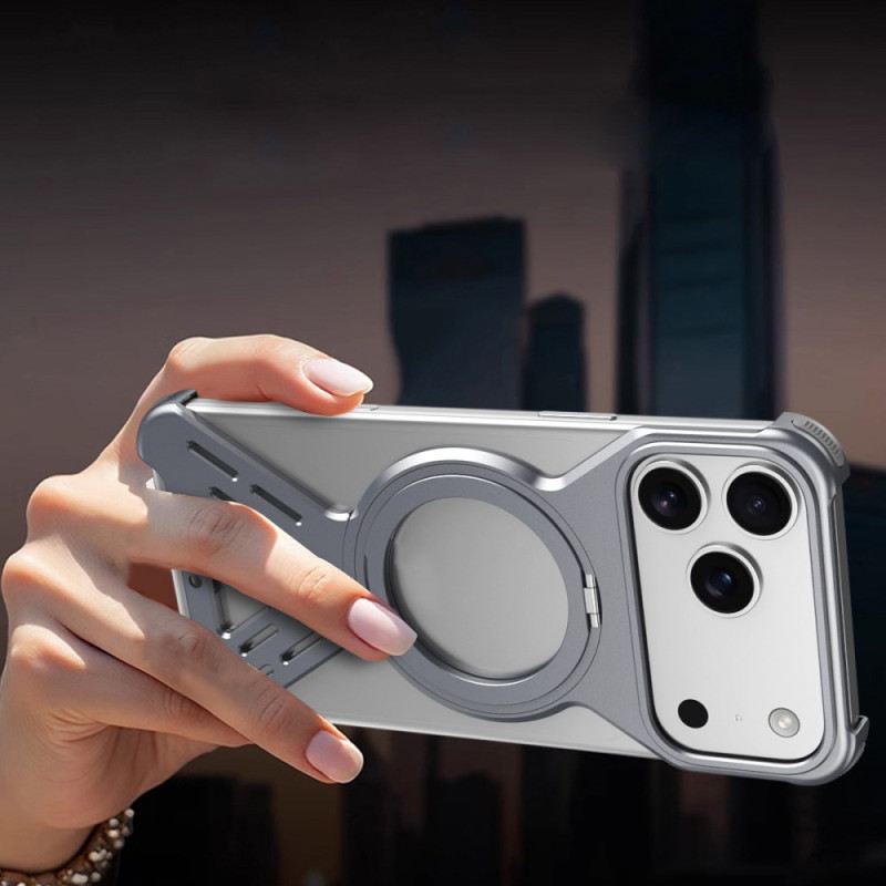 Tok iPhone 17 Pro Magsafe Lökhárító Forgó Állvánnyal