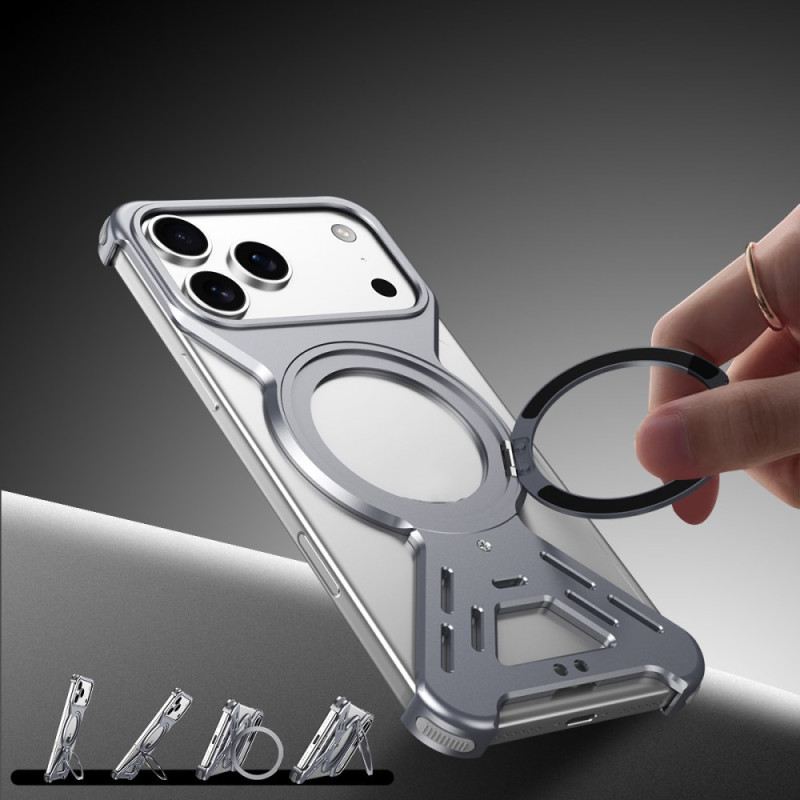 Tok iPhone 17 Pro Magsafe Lökhárító Forgó Állvánnyal