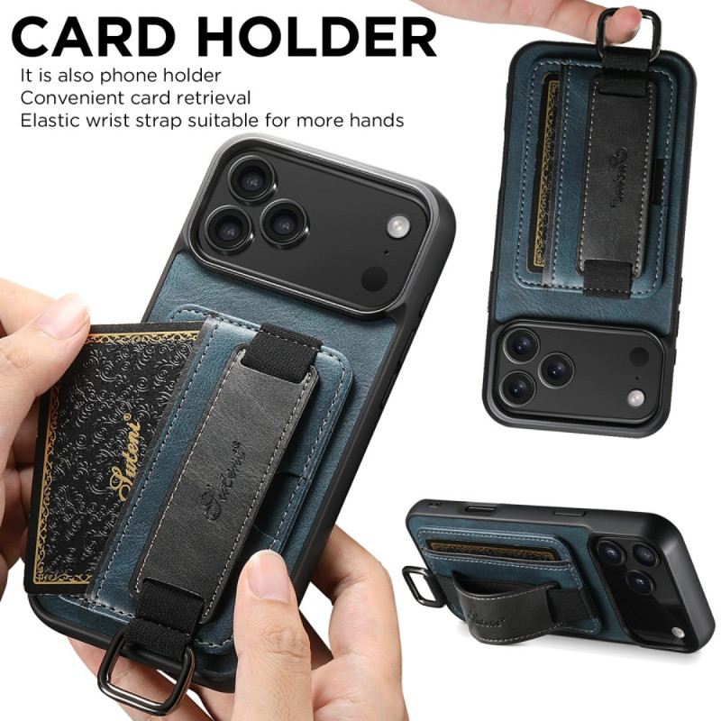 Tok iPhone 17 Pro Retro Dizájnú Kártyatartóval