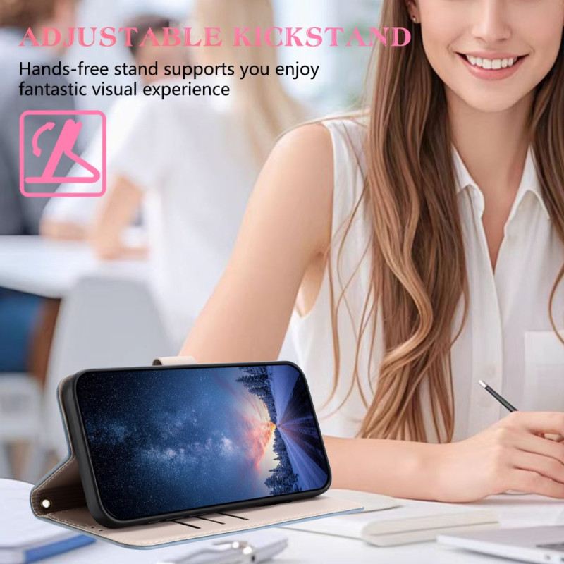 Bőrtok Xiaomi Redmi Note 14 Pro 4g Csokornyakkendő Pánttal