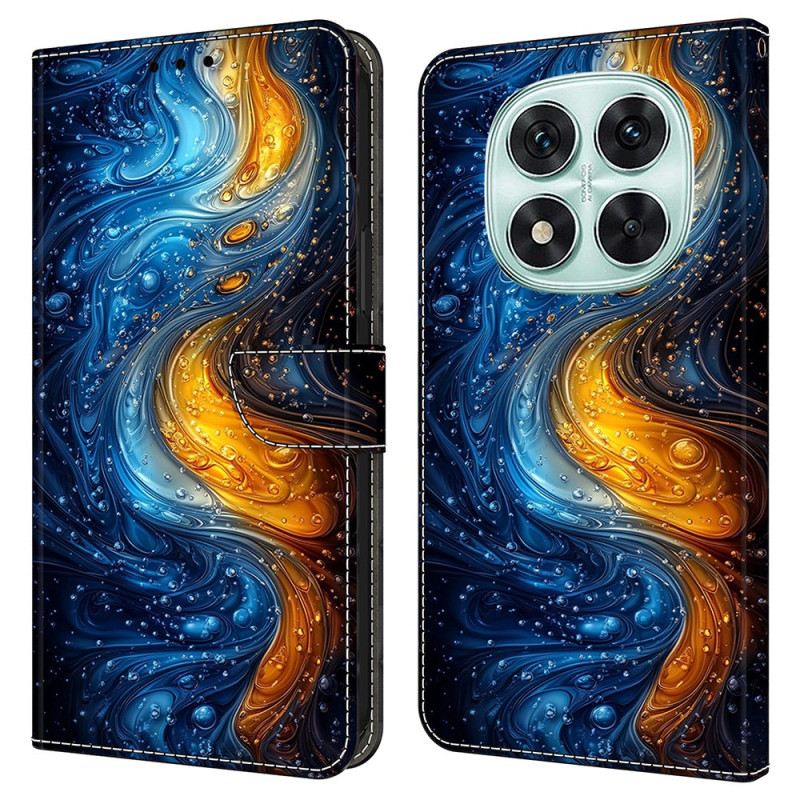 Bőrtok Xiaomi Redmi Note 14 Pro 4g Folyékony Minta