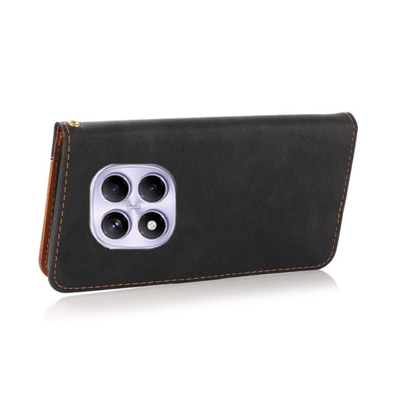 Bőrtok Xiaomi Redmi Note 14 Pro 4g Kétszínű