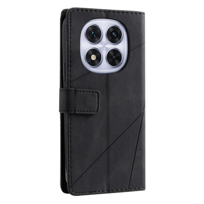 Bőrtok Xiaomi Redmi Note 14 Pro 4g Kétszínű Csíkokkal