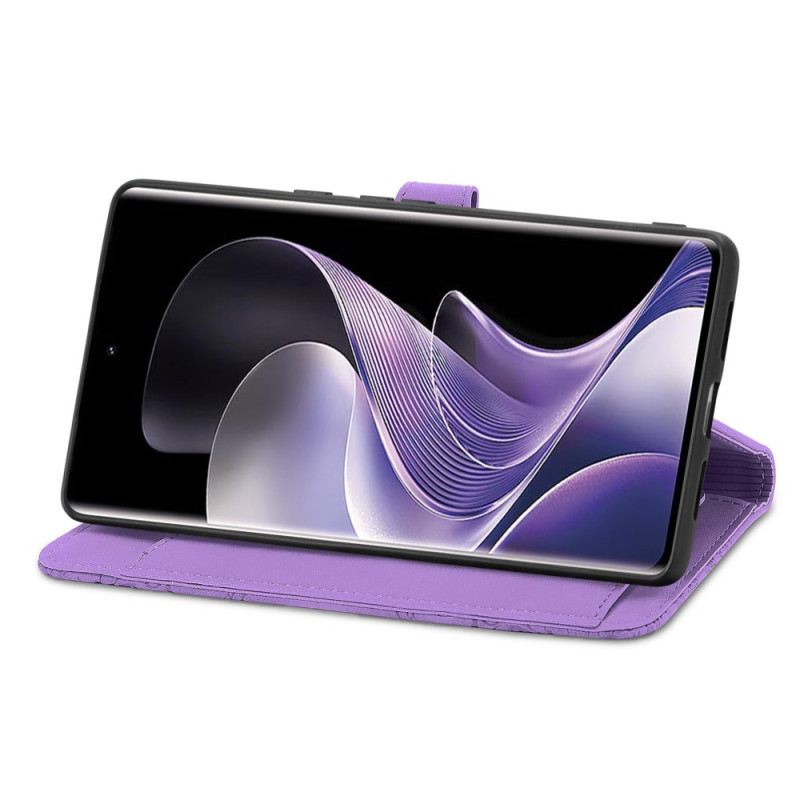 Bőrtok Xiaomi Redmi Note 14 Pro 4g Velúr Csipkehatású