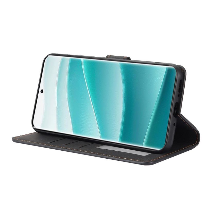 Bőrtok Xiaomi Redmi Note 14 Pro 4g Velúr Hatású Pánttal