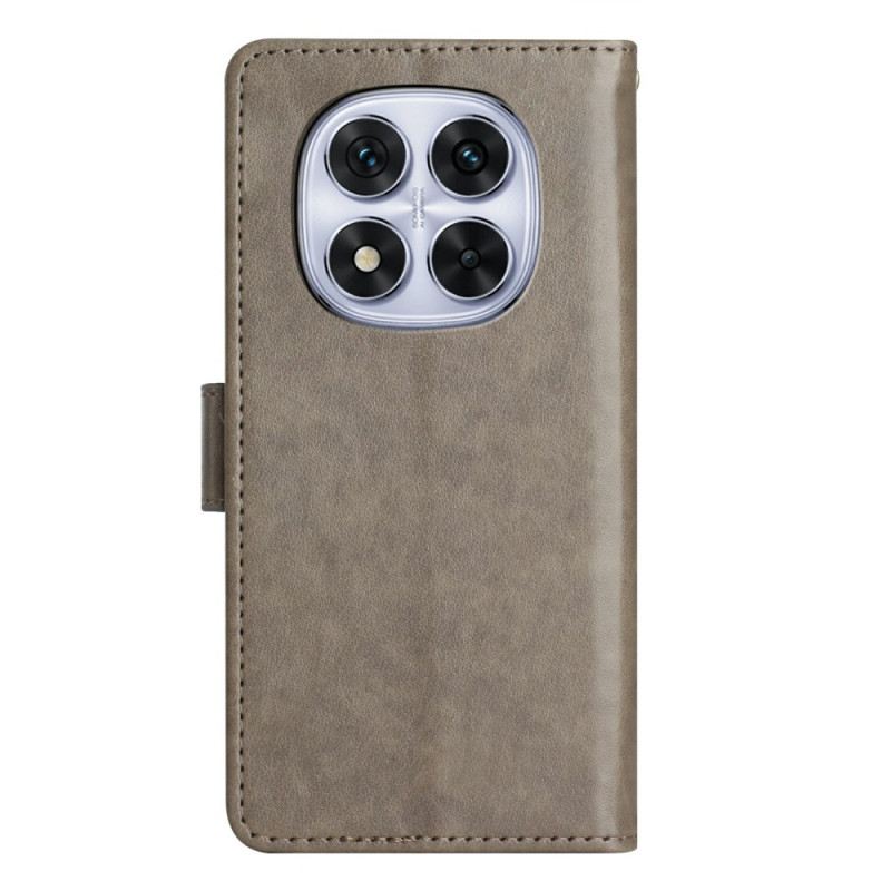 Bőrtok Xiaomi Redmi Note 14 Pro 4g Virágok