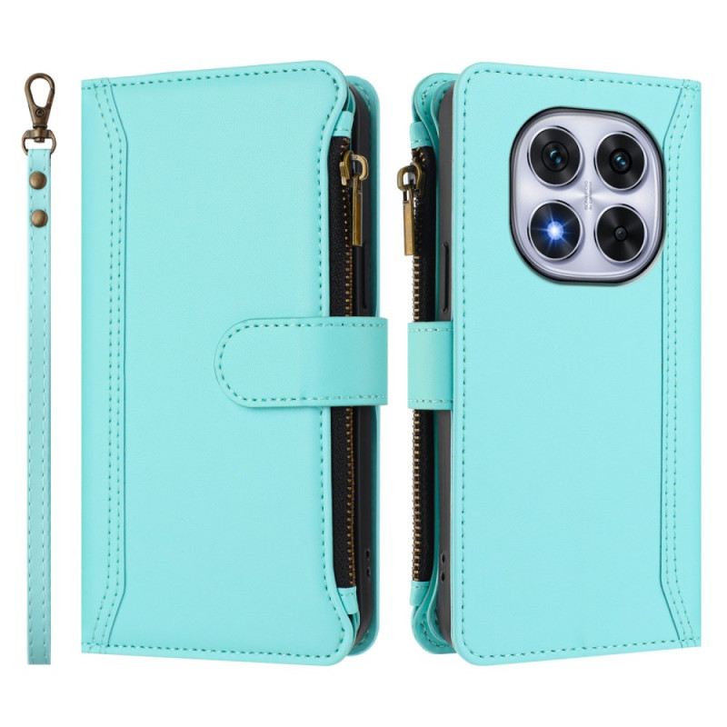 Fliptok Xiaomi Redmi Note 14 Pro 4g 9 Kártyás Tárca Nyakpánttal