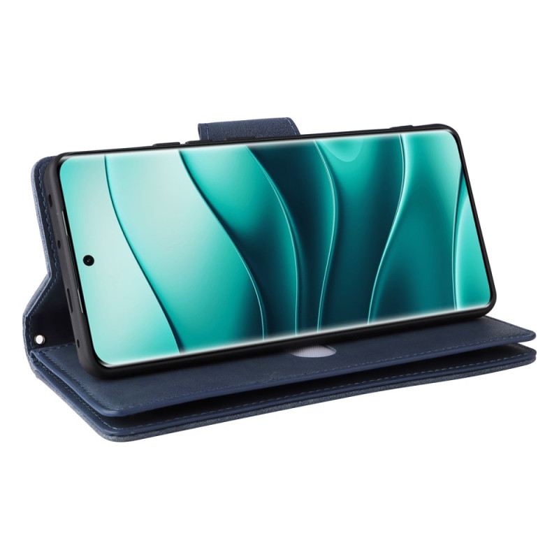 Fliptok Xiaomi Redmi Note 14 Pro 4g Cipzáras Pénztárca Pánttal