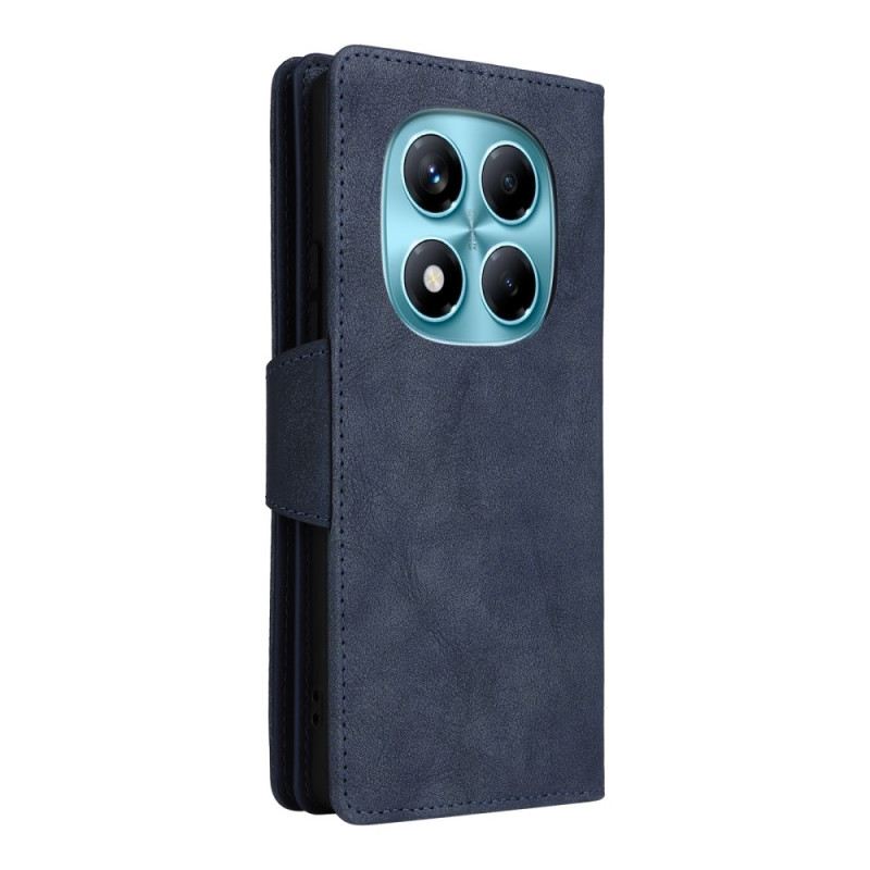 Fliptok Xiaomi Redmi Note 14 Pro 4g Cipzáras Pénztárca Pánttal