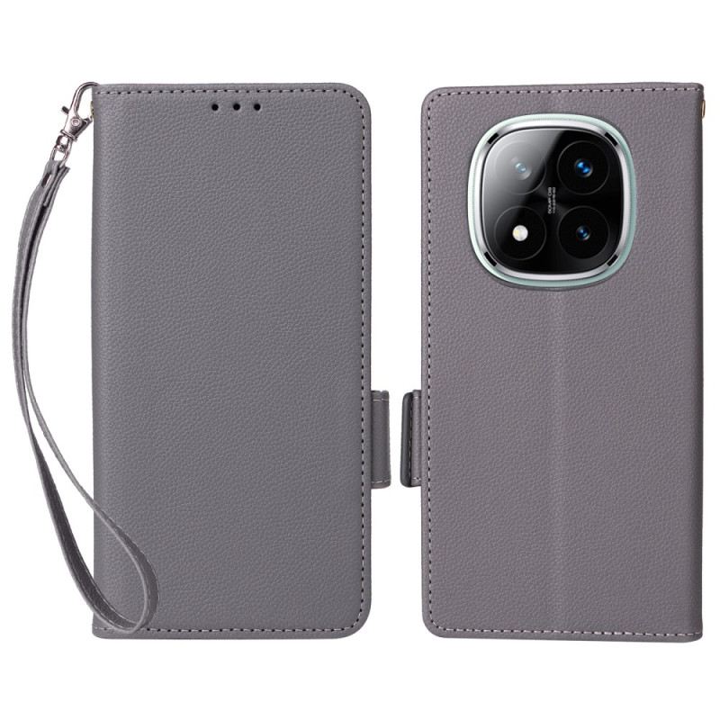 Fliptok Xiaomi Redmi Note 14 Pro 4g Licsi Műbőr Szíj