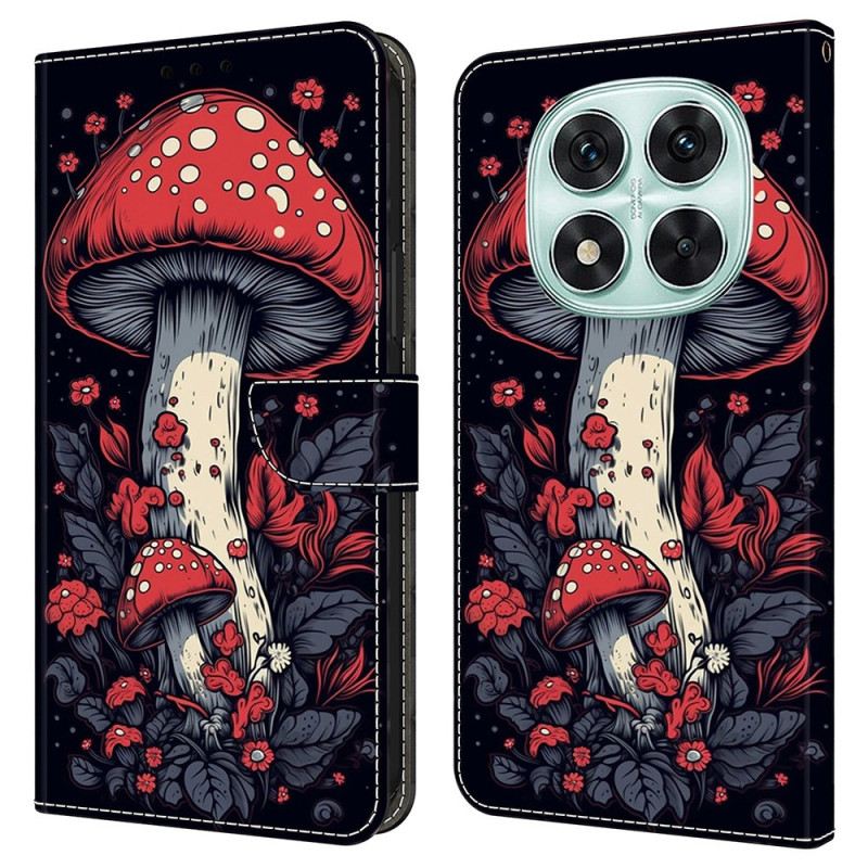 Fliptok Xiaomi Redmi Note 14 Pro 4g Piros Gomba