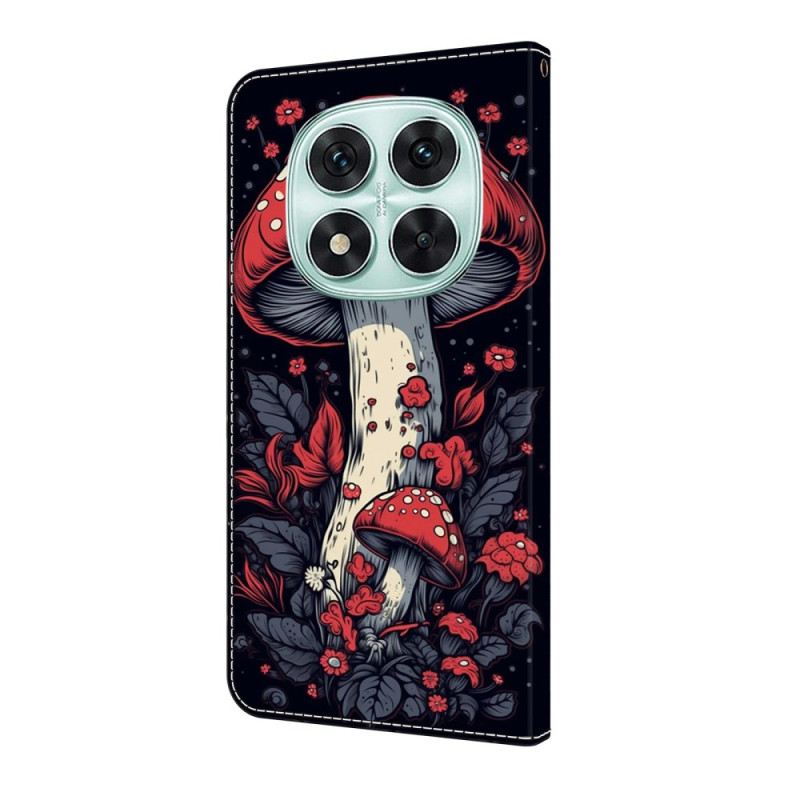 Fliptok Xiaomi Redmi Note 14 Pro 4g Piros Gomba