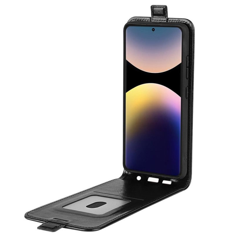 Kinyitható Bőrtok Xiaomi Redmi Note 14 Pro 4g Függőleges Fedél