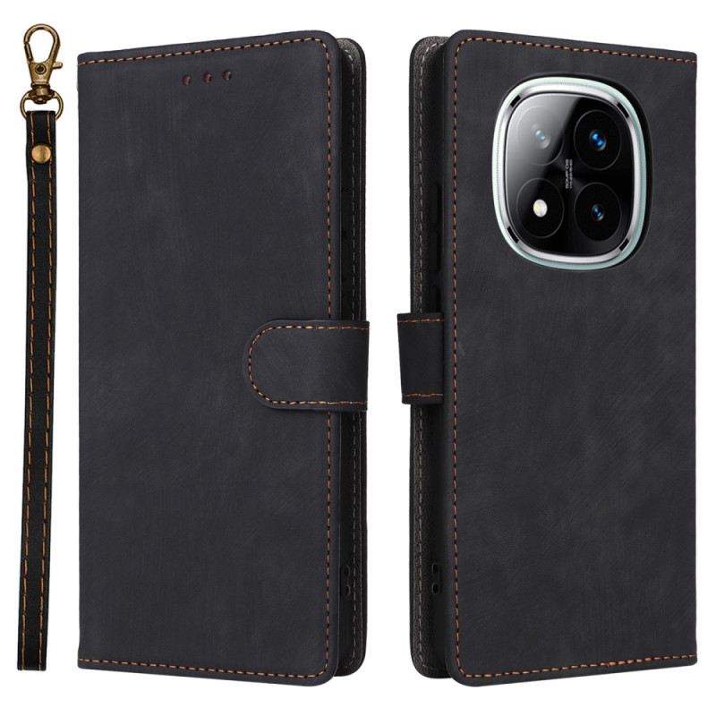 Kinyitható Bőrtok Xiaomi Redmi Note 14 Pro 4g Rfid-védelemmel