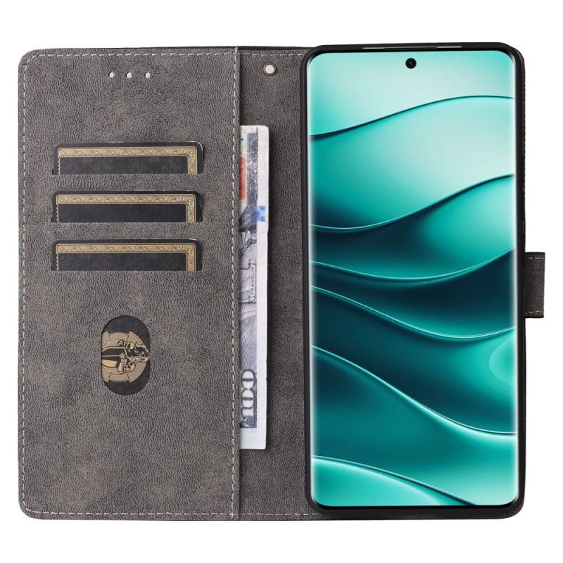 Kinyitható Bőrtok Xiaomi Redmi Note 14 Pro 4g Rfid-védelemmel