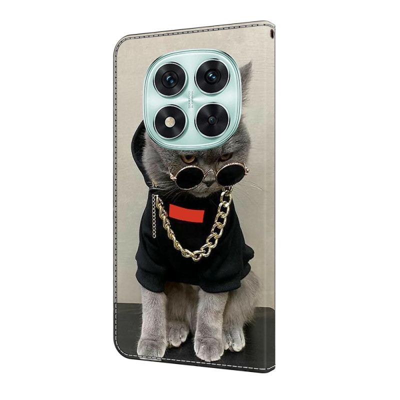 Kinyitható Bőrtok Xiaomi Redmi Note 14 Pro 4g Yo-cat