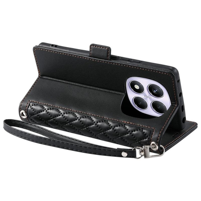 Kinyitható Tokok Xiaomi Redmi Note 14 Pro 4g Steppelt Pánttal