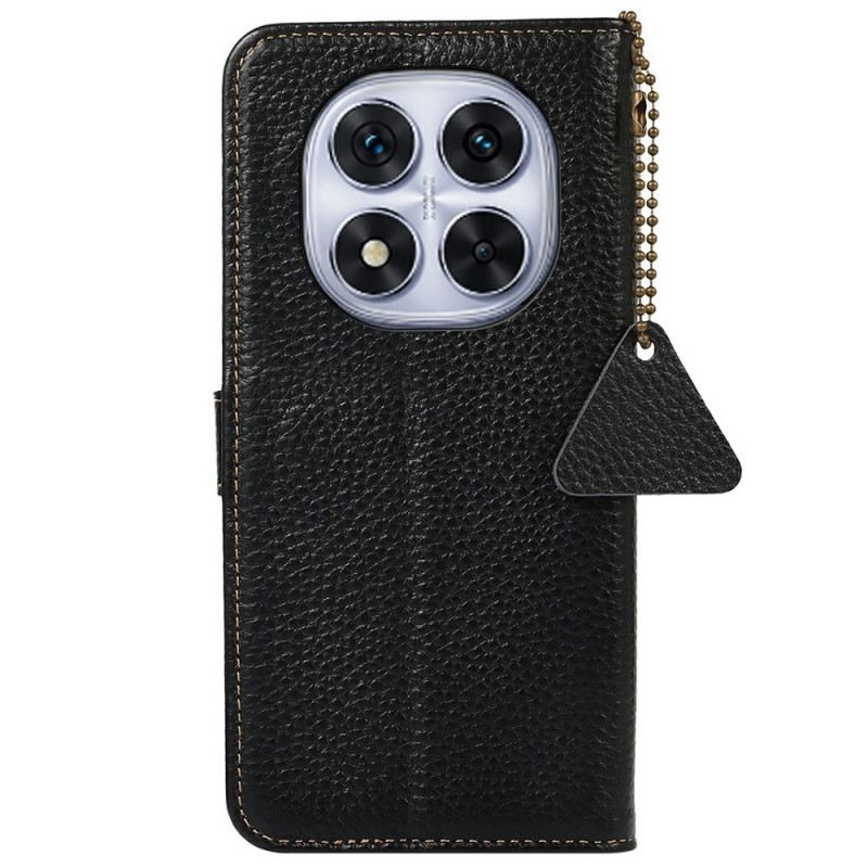 Kinyitható Tokok Xiaomi Redmi Note 14 Pro 4g Valódi Bőr Rfid-védelemmel