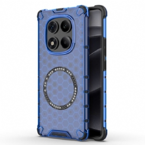 Mobiltelefon Tokok Xiaomi Redmi Note 14 Pro 4g Magsafe Kompatibilis Méhsejtmintás