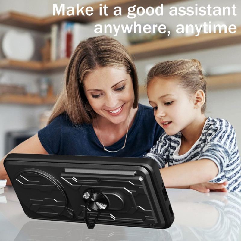 Mobiltelefon Tokok Xiaomi Redmi Note 14 Pro 4g Ultra Ellenálló Állvánnyal És Lencsevédővel