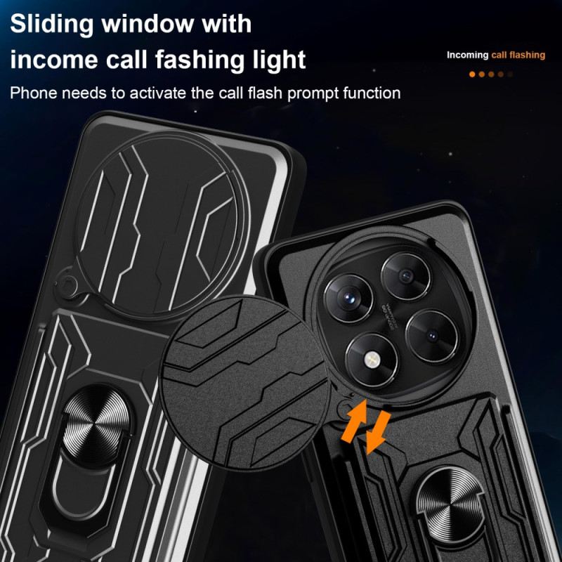 Mobiltelefon Tokok Xiaomi Redmi Note 14 Pro 4g Ultra Ellenálló Állvánnyal És Lencsevédővel