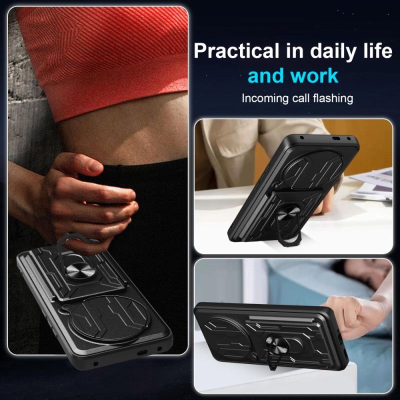 Mobiltelefon Tokok Xiaomi Redmi Note 14 Pro 4g Ultra Ellenálló Állvánnyal És Lencsevédővel