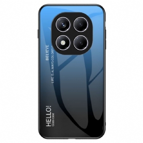 Telefontok Xiaomi Redmi Note 14 Pro 4g Helló Mintás Edzett Üveg