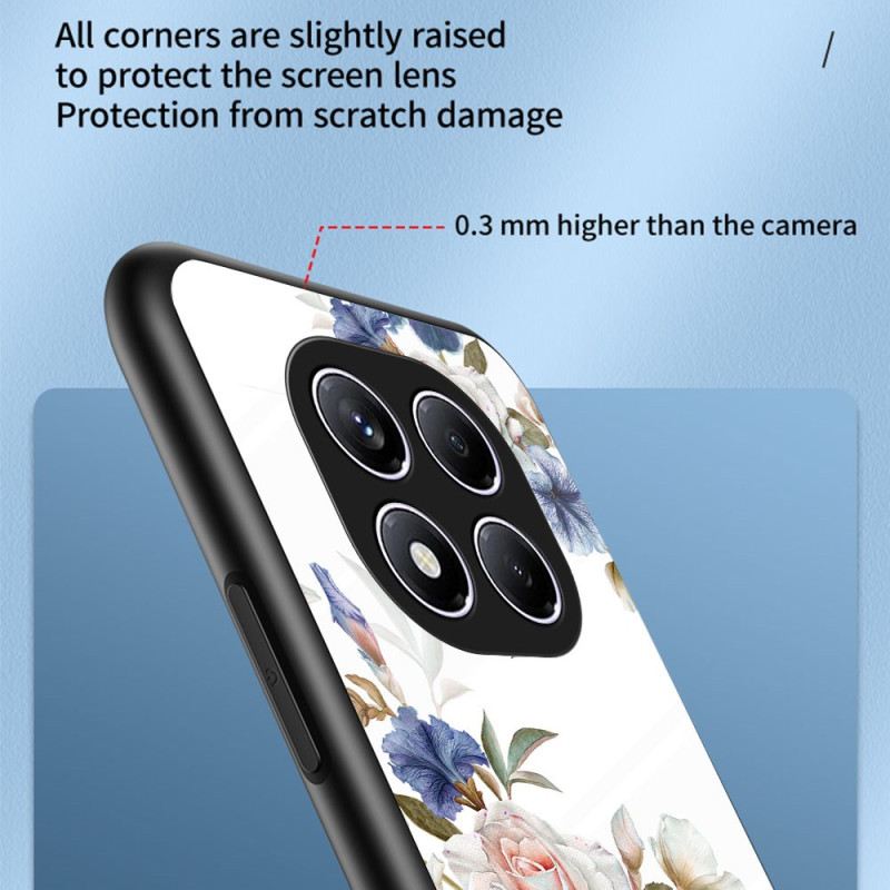 Telefontok Xiaomi Redmi Note 14 Pro 4g Virágmintás Edzett Üveg