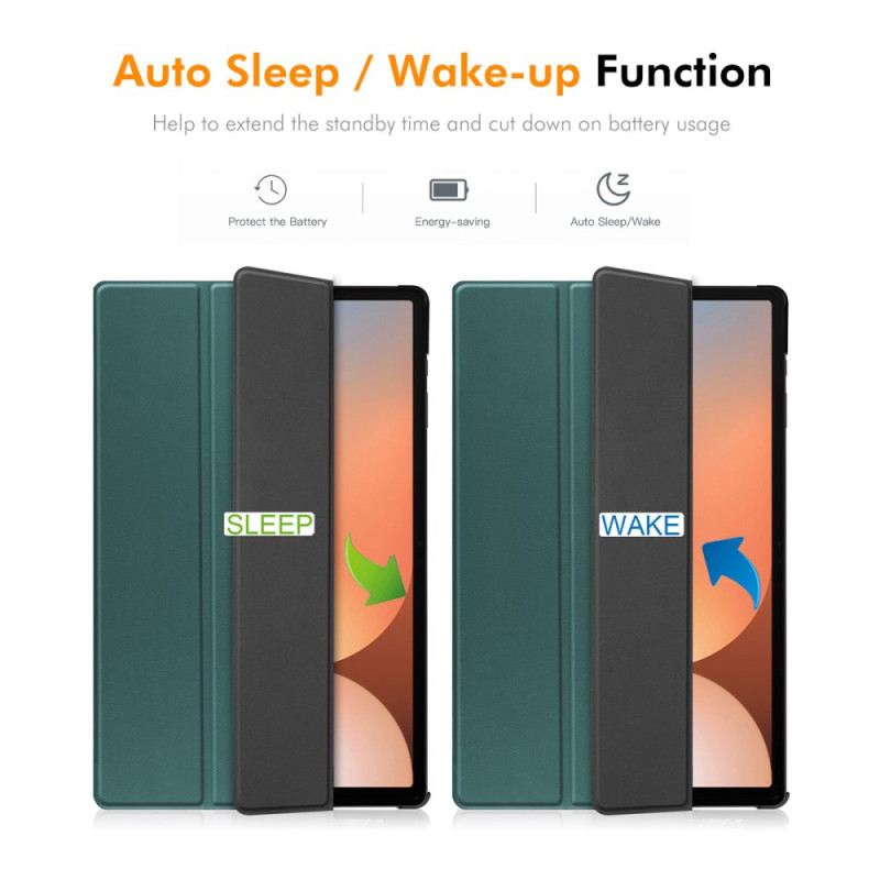 Bőrtok Samsung Galaxy Tab S10 Ultra Enkay Stylus Tartó