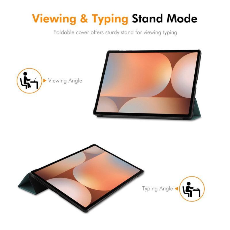 Bőrtok Samsung Galaxy Tab S10 Ultra Enkay Stylus Tartó