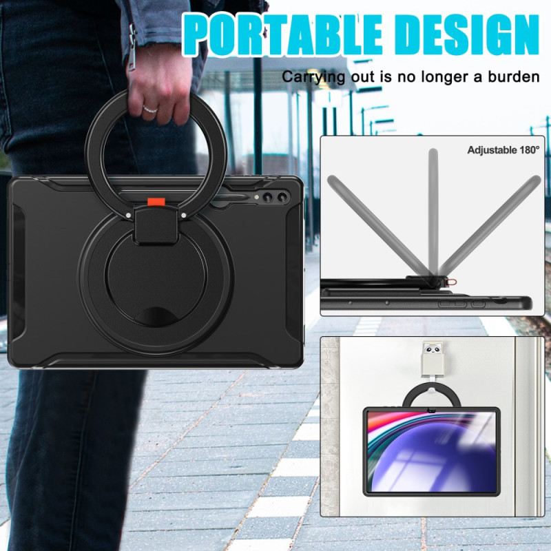 Tok Samsung Galaxy Tab S10 Ultra Forgatható Gyűrűs Állvány