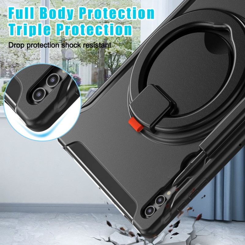 Tok Samsung Galaxy Tab S10 Ultra Forgatható Gyűrűs Állvány