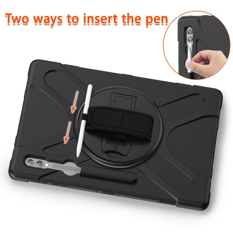 Tok Samsung Galaxy Tab S10 Ultra Hármas Védőpánt És Állvány