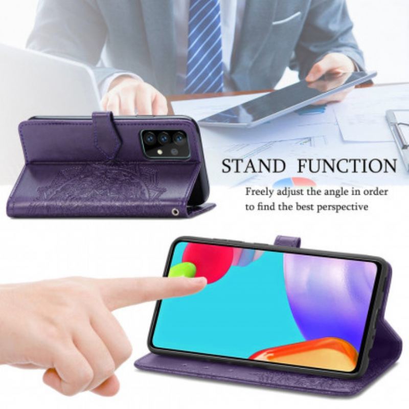 Fliptok / Bőrtok Samsung Galaxy A52 4G / A52 5G / A52s 5G Mandala Középkor