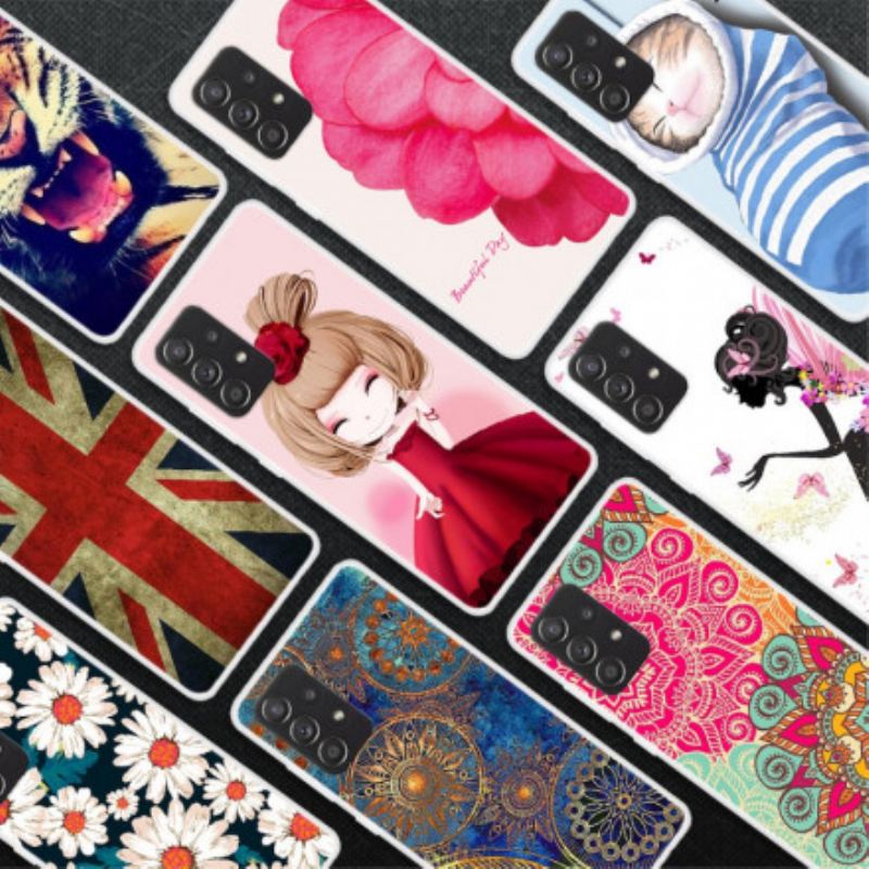 Telefontok Samsung Galaxy A52 4G / A52 5G / A52s 5G Manga Lady