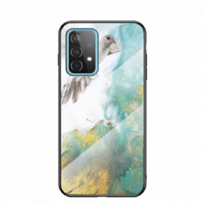 Tok Samsung Galaxy A52 4G / A52 5G / A52s 5G Márvány Színű Edzett Üveg